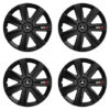Puklice pre Mitsubishi (strieborné) 14 GTX CARBON black Versaco Tuning.Cool