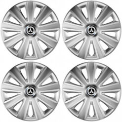 Puklice pre Mitsubishi (strieborné) 16 Aviator carbon RC 16 silver Versaco Tuning.Cool