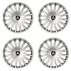 Puklice pre Mitsubishi (strieborné) 16 CRYSTAL silver Versaco Tuning.Cool
