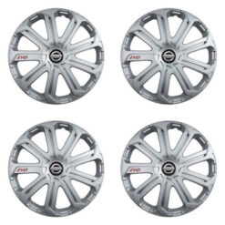 Puklice pre Nissan 14 Evo silver Versaco Tuning.Cool