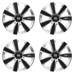 Puklice pre Nissan 15 GTX CARBON silver/black Versaco Tuning.Cool