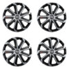 Puklice pre Nissan 16 Evo black&silver Versaco Tuning.Cool