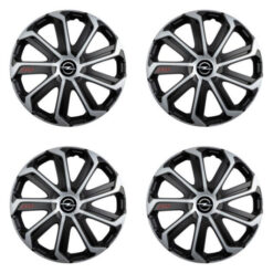 Puklice pre Opel 15 Evo black&silver Versaco Tuning.Cool