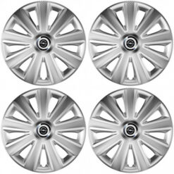 Puklice pre Opel 16 Aviator carbon RC 16 silver Versaco Tuning.Cool