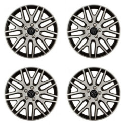 Puklice pre Peugeot (nové logo) 14 Dakar NC silver and black Versaco Tuning.Cool