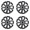 Puklice pre Peugeot (nové logo) 15 Evo black&silver Versaco Tuning.Cool