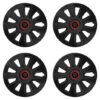 Puklice pre Peugeot (nové logo) 17 STRATOS RR black Versaco Tuning.Cool