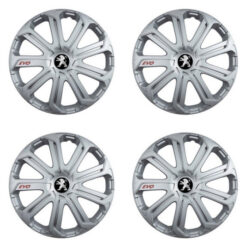 Puklice pre Peugeot (staršie logo) 14 Evo silver Versaco Tuning.Cool