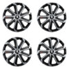 Puklice pre Peugeot (staršie logo) 15 Evo black&silver Versaco Tuning.Cool