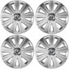 Puklice pre Peugeot (staršie logo) 16 Aviator carbon RC 16 silver Versaco Tuning.Cool
