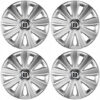 Puklice pre Renault (nové logo) 15 Aviator carbon silver Versaco Tuning.Cool