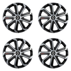 Puklice pre Renault (nové logo) 15 Evo black&silver Versaco Tuning.Cool