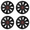 Puklice pre Renault (nové logo) 15 STRATOS RR black Versaco Tuning.Cool