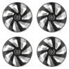 Puklice pre Renault (nové logo) 15 Vector RC black and silver Versaco Tuning.Cool