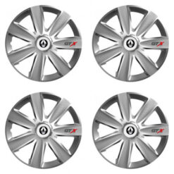 Puklice pre Renault (staršie logo) 14 GTX CARBON silver Versaco Tuning.Cool