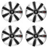 Puklice pre Renault (staršie logo) 14 GTX CARBON silver/black Versaco Tuning.Cool
