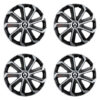 Puklice pre Renault (staršie logo) 16 Evo black&silver Versaco Tuning.Cool