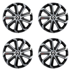 Puklice pre Renault (staršie logo) 16 Evo black&silver Versaco Tuning.Cool