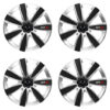 Puklice pre Sangyong 14 GTX CARBON silver/black Versaco Tuning.Cool