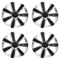 Puklice pre Sangyong 14 GTX CARBON silver/black Versaco Tuning.Cool