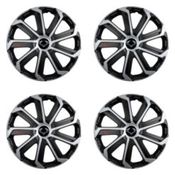 Puklice pre Sangyong 15 Evo black&silver Versaco Tuning.Cool