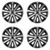 Puklice pre Sangyong 16 Aviator carbon silver&black Versaco Tuning.Cool