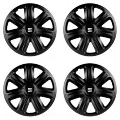 Puklice pre Seat 15 COMFORT BLACK Versaco Tuning.Cool