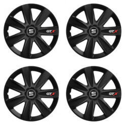 Puklice pre Seat 15 GTX CARBON black Versaco Tuning.Cool