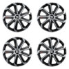 Puklice pre Seat 16 Evo black&silver Versaco Tuning.Cool