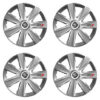 Puklice pre Seat 16 GTX CARBON silver Versaco Tuning.Cool