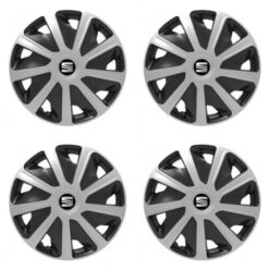 Puklice pre Seat pre dodávky 15 Craft silver and black Versaco Tuning.Cool