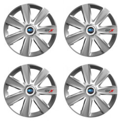 Puklice pre Subaru 14 GTX CARBON silver Versaco Tuning.Cool