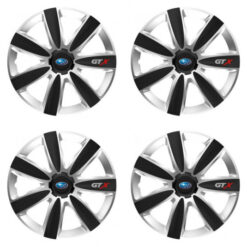 Puklice pre Subaru 15 GTX CARBON silver/black Versaco Tuning.Cool