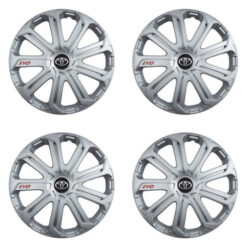 Puklice pre Toyota 14 Evo silver Versaco Tuning.Cool