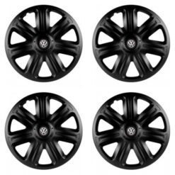 Puklice pre VW (čierne) 15 COMFORT BLACK Versaco Tuning.Cool