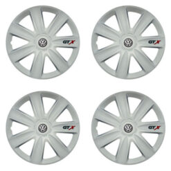 Puklice pre VW (čierne) 15 GTX carbon white Versaco Tuning.Cool