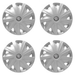 Puklice pre VW (čierne) pre dodávky 15 Craft silver Versaco Tuning.Cool