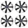Puklice pre VW (modré) 15 GTX CARBON silver/black Versaco Tuning.Cool