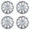 Puklice pre Volvo (biele) 14 Evo silver Versaco Tuning.Cool