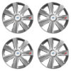 Puklice pre Volvo (biele) 14 GTX CARBON silver Versaco Tuning.Cool