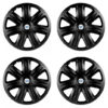 Puklice pre Volvo (biele) 15 COMFORT BLACK Versaco Tuning.Cool