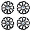 Puklice pre Volvo (biele) 15 Evo black&silver Versaco Tuning.Cool
