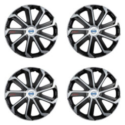 Puklice pre Volvo (biele) 15 Evo black&silver Versaco Tuning.Cool