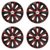 Puklice pre Volvo (biele) 15 RAPIDE red and black Versaco Tuning.Cool