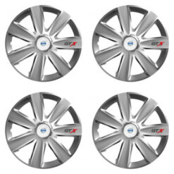 Puklice pre Volvo (biele) 16 GTX CARBON silver Versaco Tuning.Cool