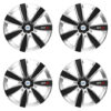 Puklice pre Volvo (biele) 16 GTX CARBON silver/black Versaco Tuning.Cool