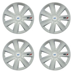Puklice pre Volvo (biele) 16 GTX carbon white Versaco Tuning.Cool