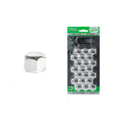 Sada krytiek pre skrutky kolies 21mm – chromové Amio Tuning.Cool