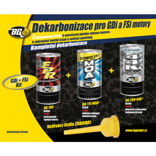 Sada pre údržbu a čistenie benzínových motorov – BG 6577 MO KIT BG Tuning.Cool