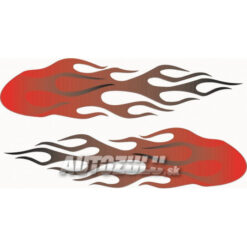Samolepka "Plameň" červený AutoZulu Tuning.Cool
